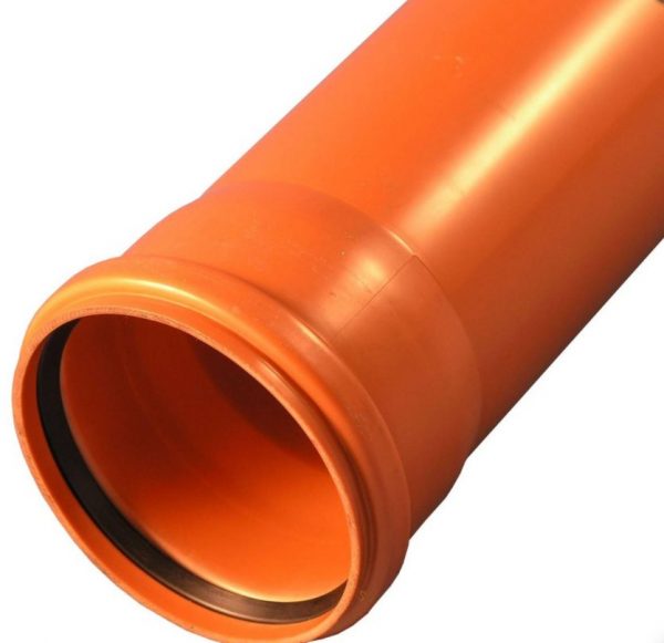 Труба НПВХ для канализации SN4 250-4000-6,2 мм Полипластик (фото)